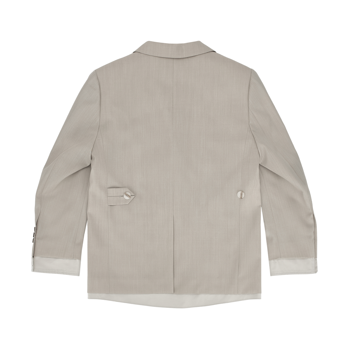 (W) 아비에무아 셔팅 레이어드 오버핏 자켓 오트밀((W) Aviemuah Shirting Layered Overfit Jacket Oatmeal) - 2