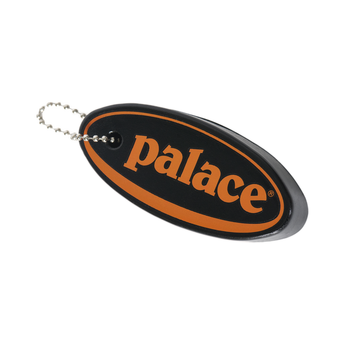 - Palace Oval Float Keyring Black - 26SS