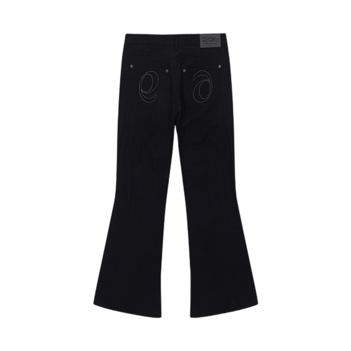 (W) 애즈온 티나 트윌 팬츠 블랙((W) Ason Tina Twill Pants Black) - 2