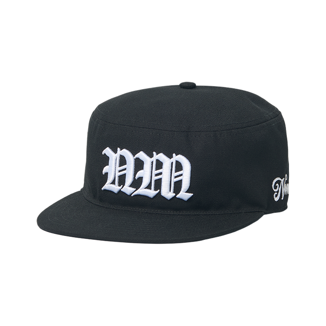노매뉴얼 NM 필박스 볼캡 블랙(NOMANUAL NM Pillbox Ball Cap Black)