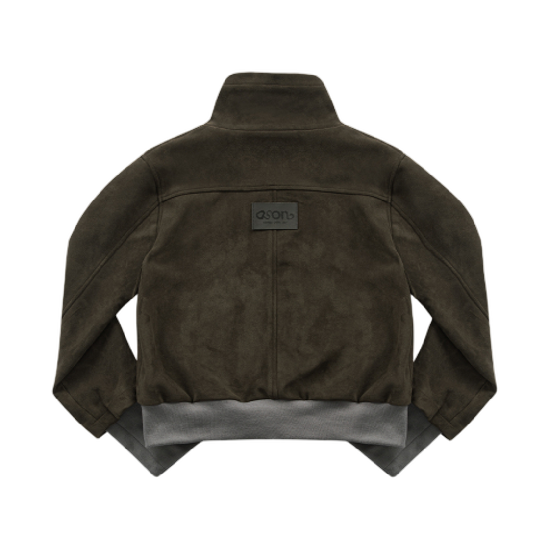 (W) 애즈온 덤보 스웨이드 자켓 브라운((W) Ason Dumbo Suede Jacket Brown) - 2