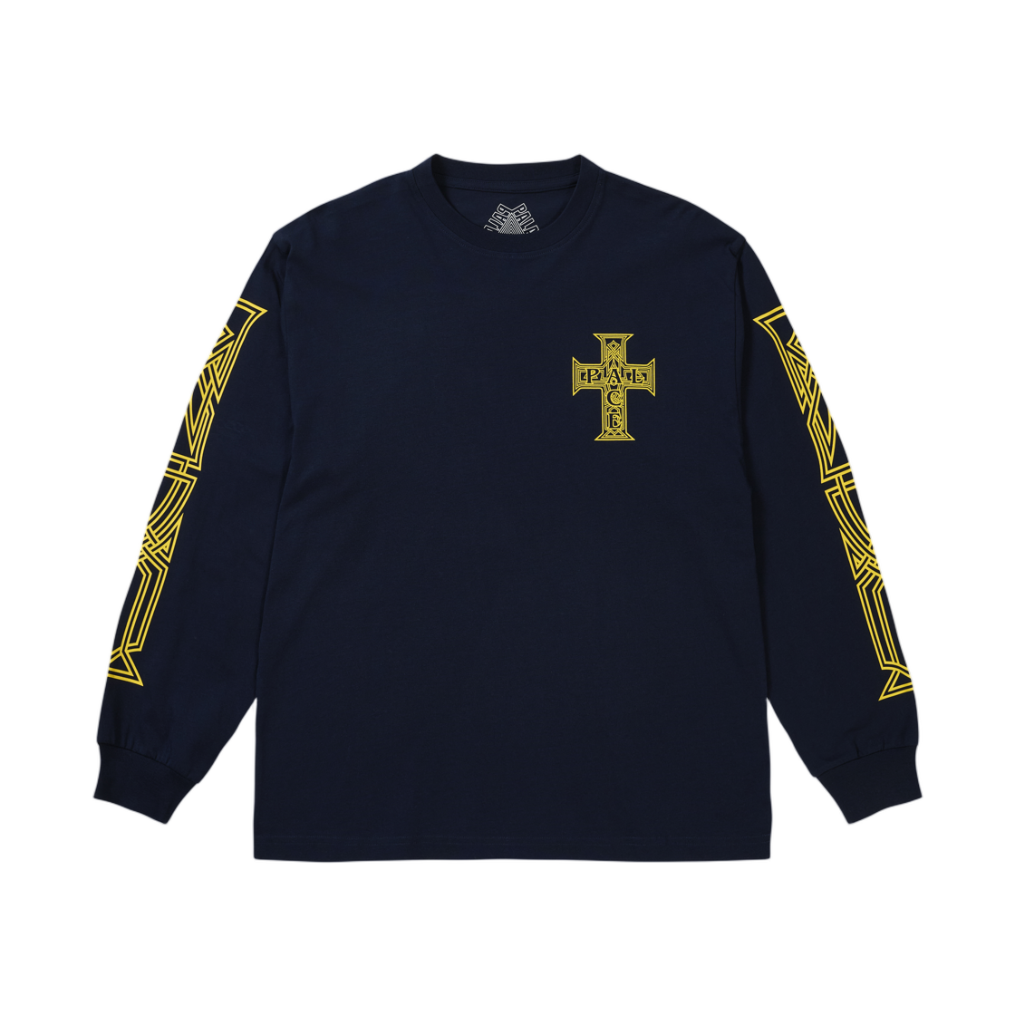 팔라스 Y 쏘 크로스 롱슬리브 네이비 - 26SS | Palace | KREAM