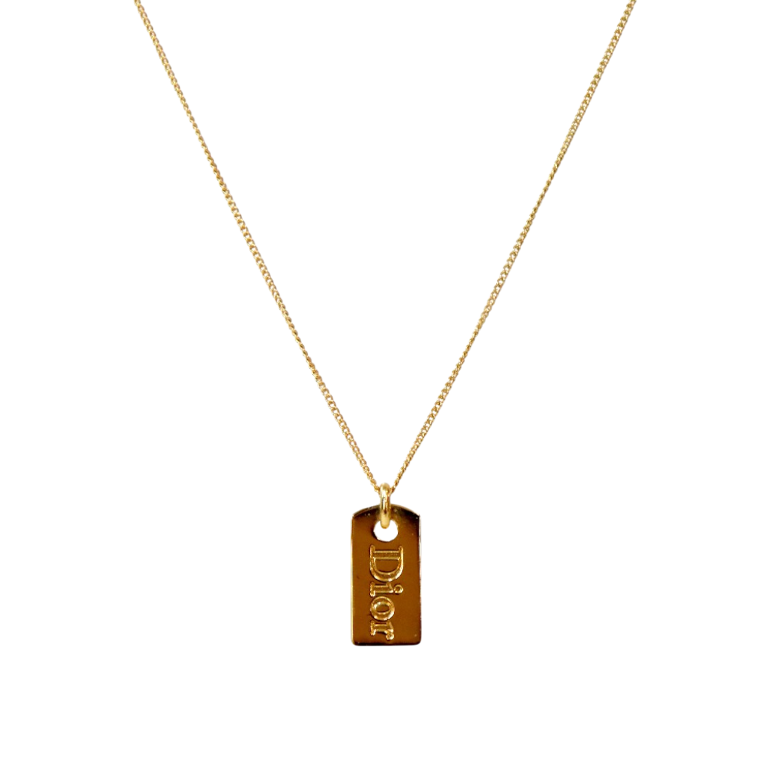 IT27RP2WTRGP Dior Gold Plate Necklace A-B54375