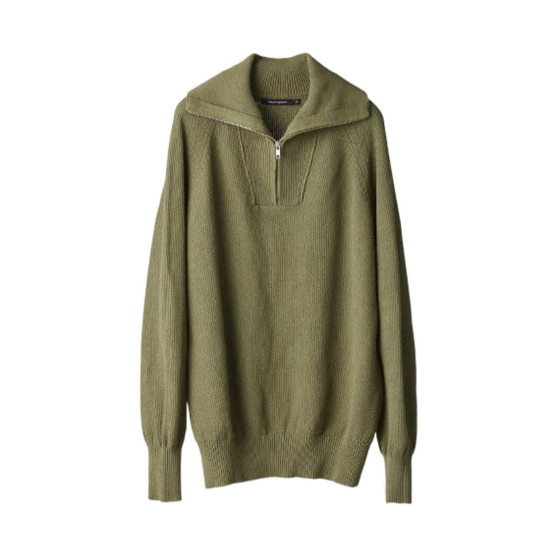 해칭룸 베이스 넥 니트 올리브(Hatchingroom Vase Neck Knit Olive)