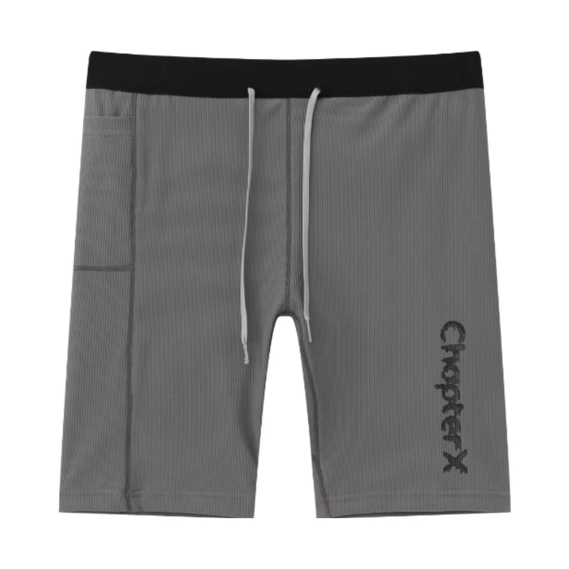 챕터엑스 하이브리드 이너브리프 하프 타이즈 차콜(Chapter.X Hybrid Inner Brief Half Tights Charcoal)