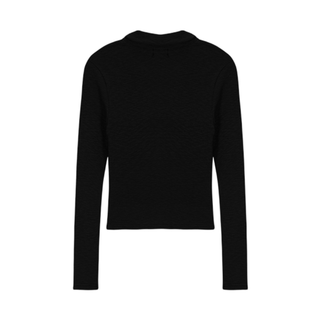 (W) 애즈온 아이비 칼라 롱슬리브 블랙((W) Ason Ivy Collar Long Sleeve Black) - 2