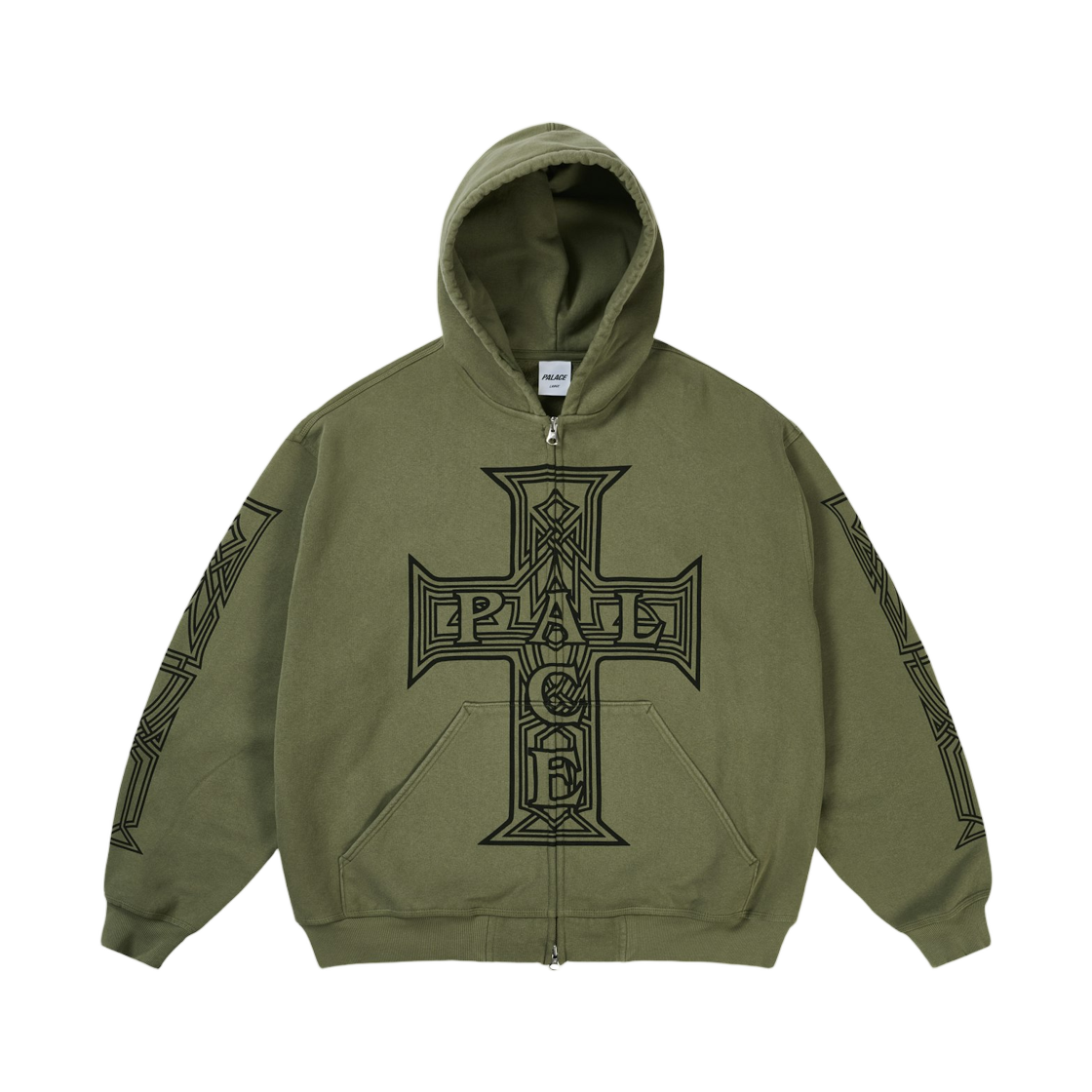 - Palace Y So Cross Pigment Hood The Deep Green - 26SS