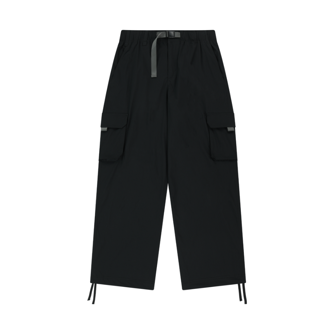 챕터엑스 크리스피 플로우라인 와이드 카고팬츠 블랙(Chapter.X Crispy Flowline Wide Cargo Pants Black)