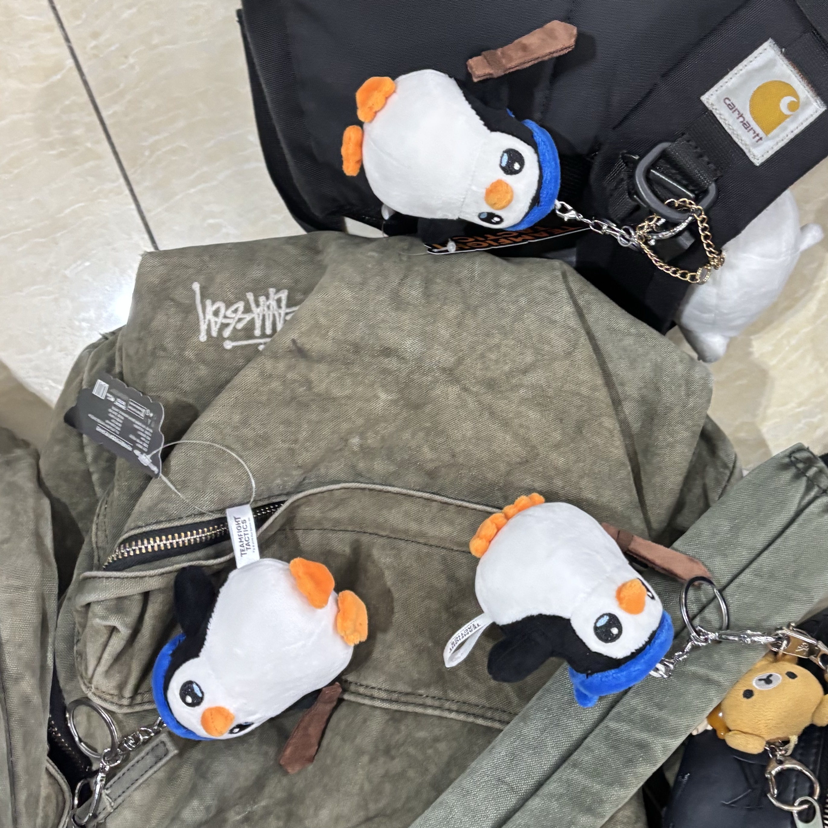 Dream C&C Teamfight Tactics Pengu Keyring 8cm 착용 스타일