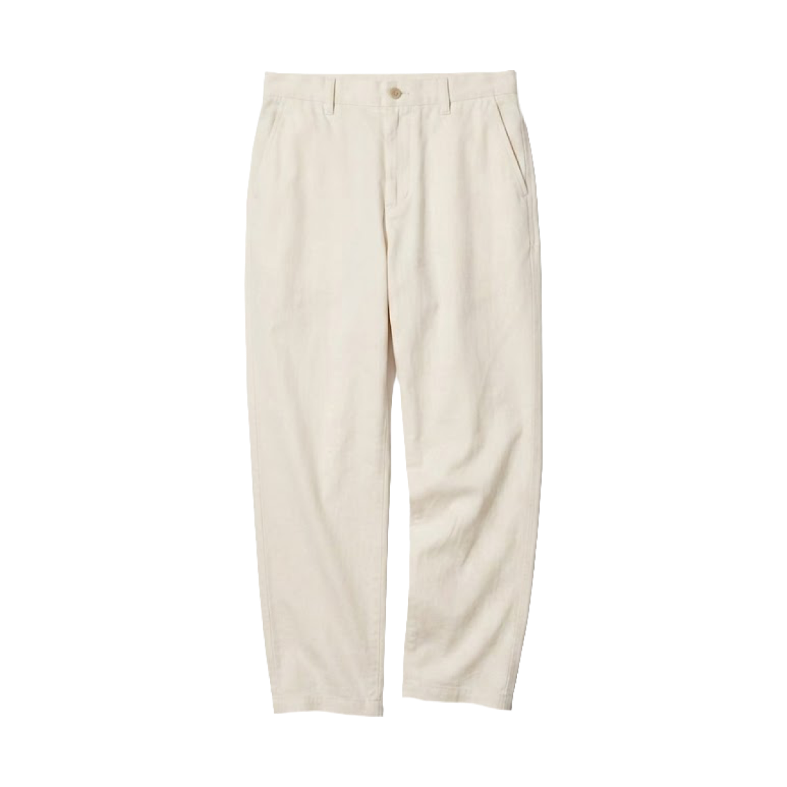 482920-30 Uniqlo Linen Blend Easy Pants Natural