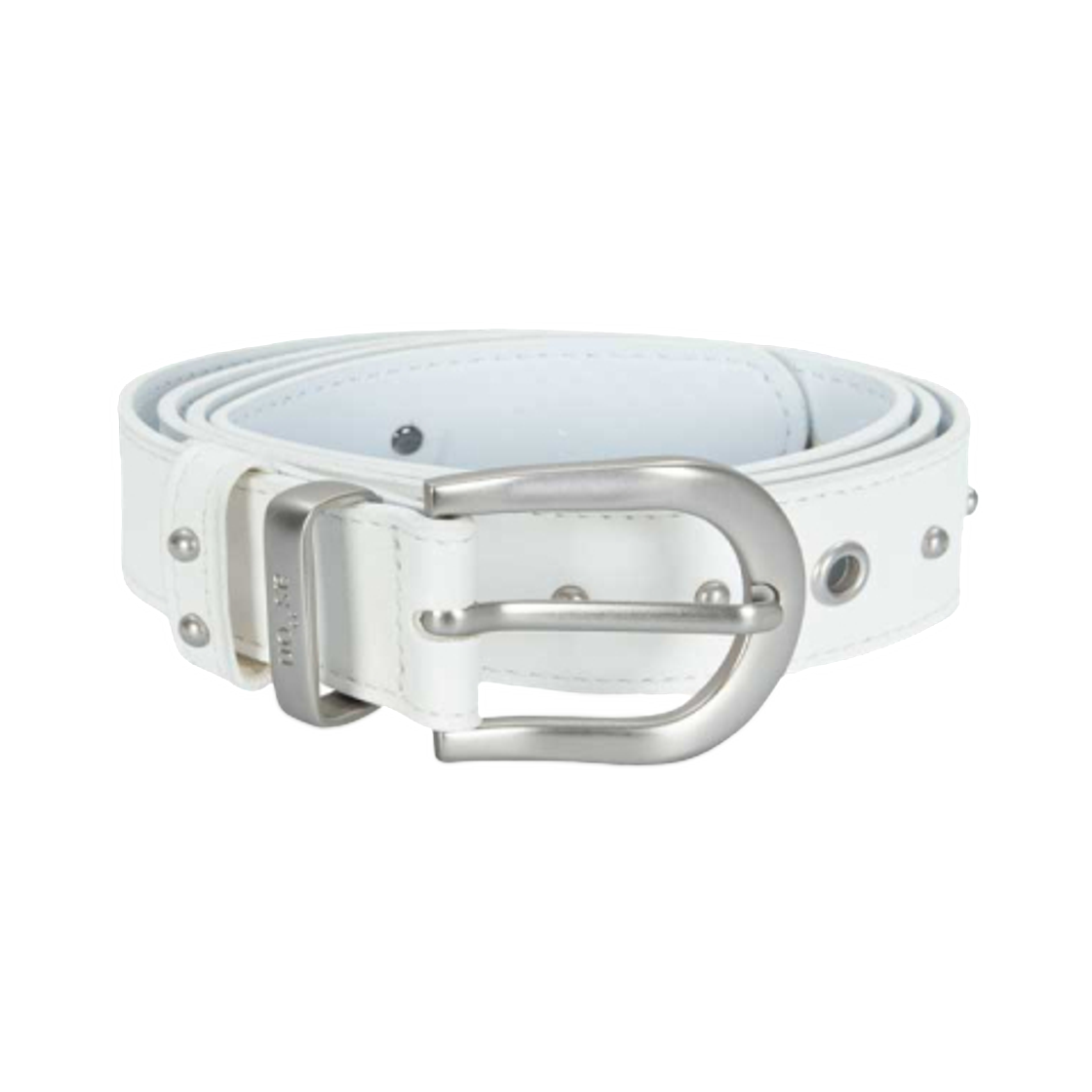 (W) 애즈온 트윈스 아일렛 벨트 화이트((W) Ason Twins Eyelet Belt White)