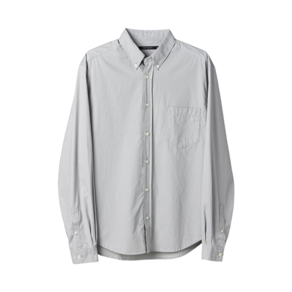 해칭룸 아웃 버튼 셔츠 실버(Hatchingroom Out Button Shirt Silver)