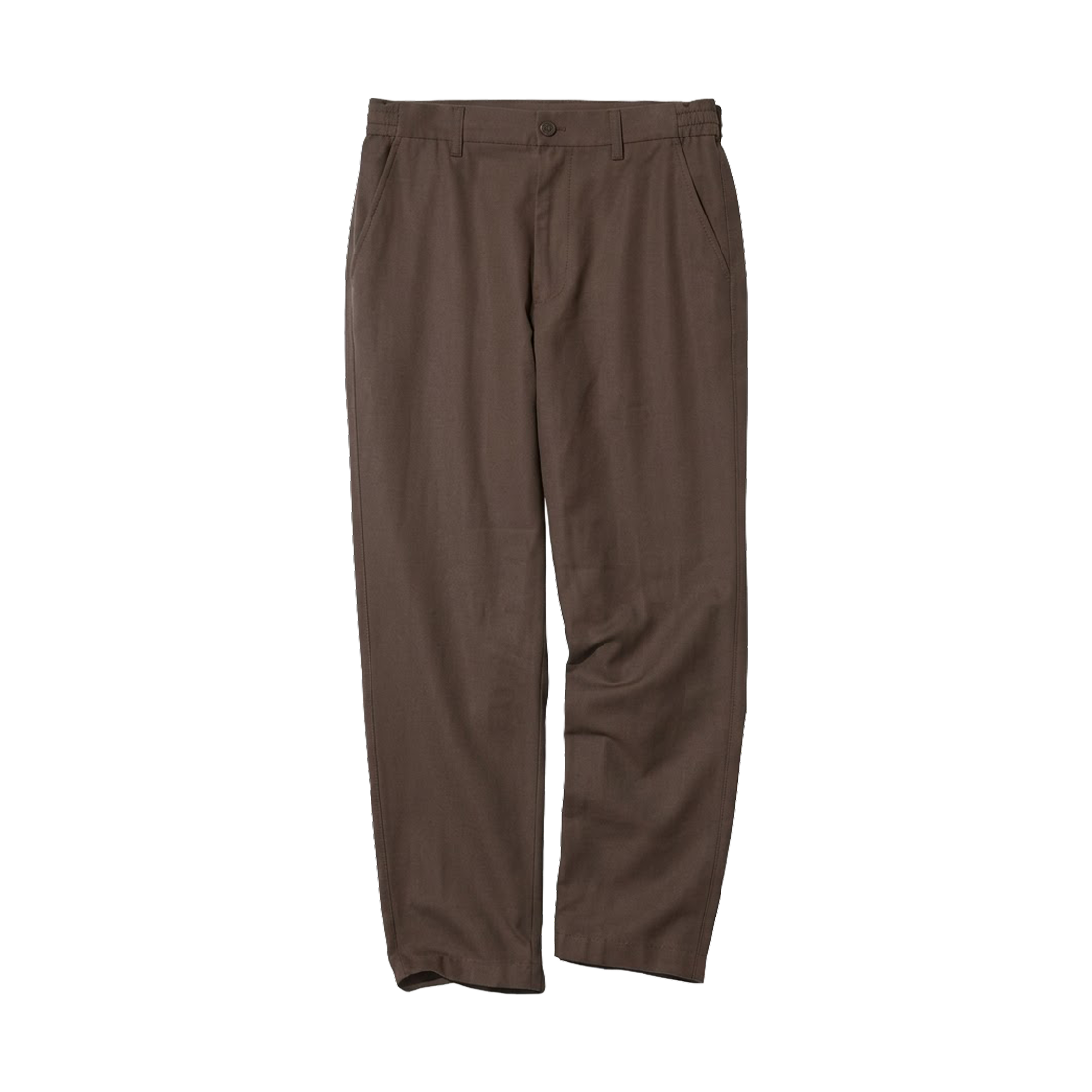482920-38 Uniqlo Linen Blend Easy Pants Dark Brown