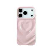 NINETEENFRIDAY 3D Heart Case - Pink (Iphone)