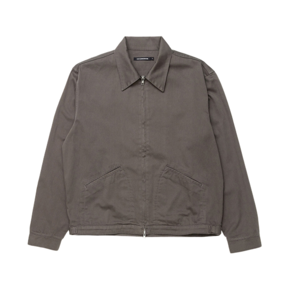 해칭룸 플레인 블루종 머드 브라운(Hatchingroom Plain Blouson Mud Brown)