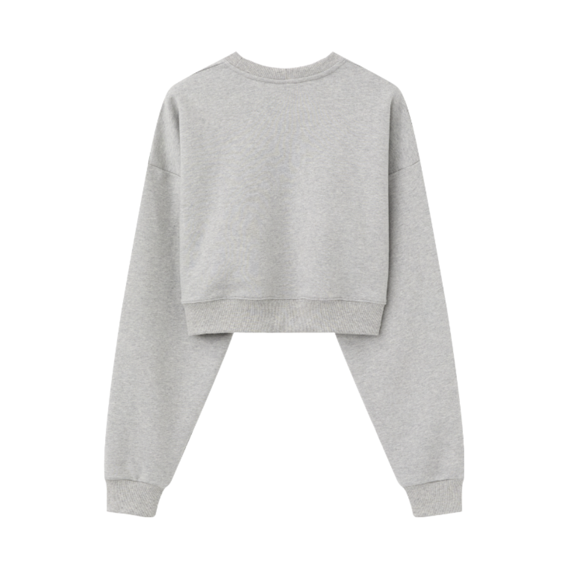 챕터엑스 오르빗 코어 크롭 스웻 맨투맨 멜란지 그레이(Chapter.X Orbit Core Cropped Sweatshirt Grey) - 2