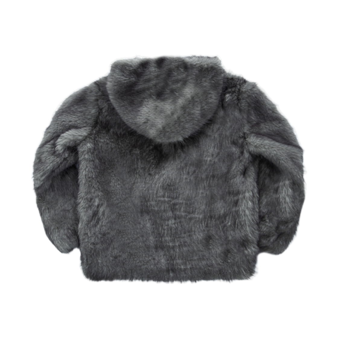 (W) 애즈온 코아 후드 퍼 자켓 그레이((W) Ason Koa Hoodie Fur Jacket Gray) - 2