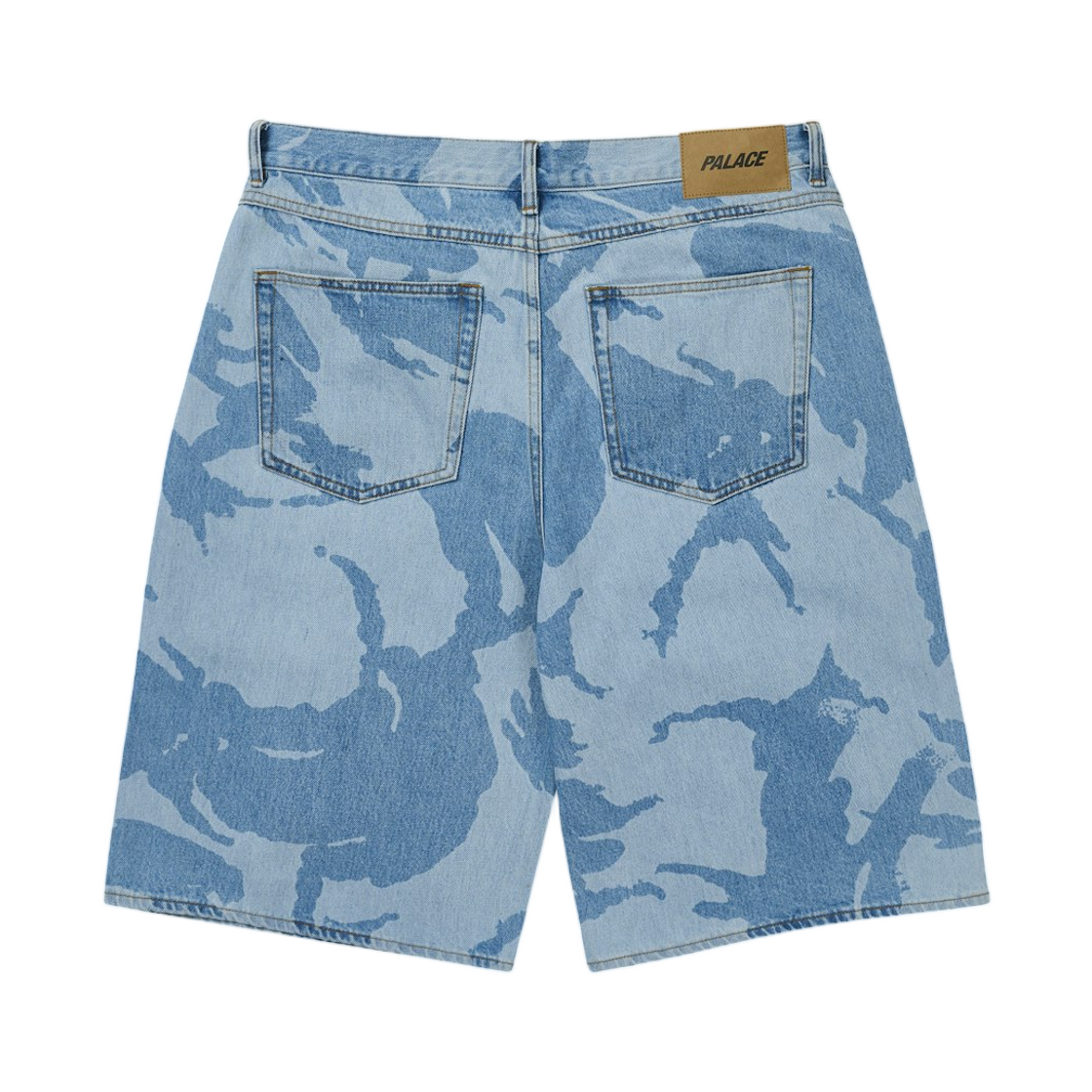 팔라스 배기 진 쇼츠 라이트 스톤워시 DPM - 26SS(Palace Baggy Jean Short Light Stonewash DPM - 26SS) - 2