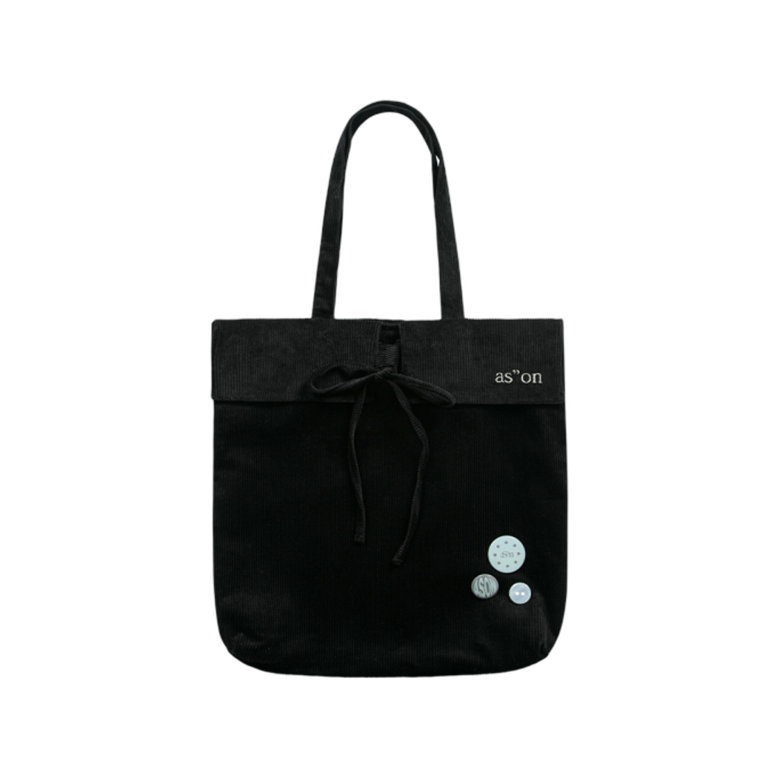 애즈온 올가 코듀로이 백 블랙(Ason Olga Corduroy Bag Black)