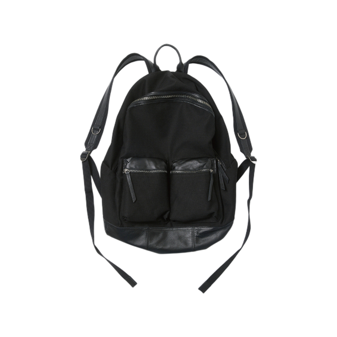 해칭룸 레더 데이팩 빅 블랙(Hatchingroom Leather Daypack Big Black)