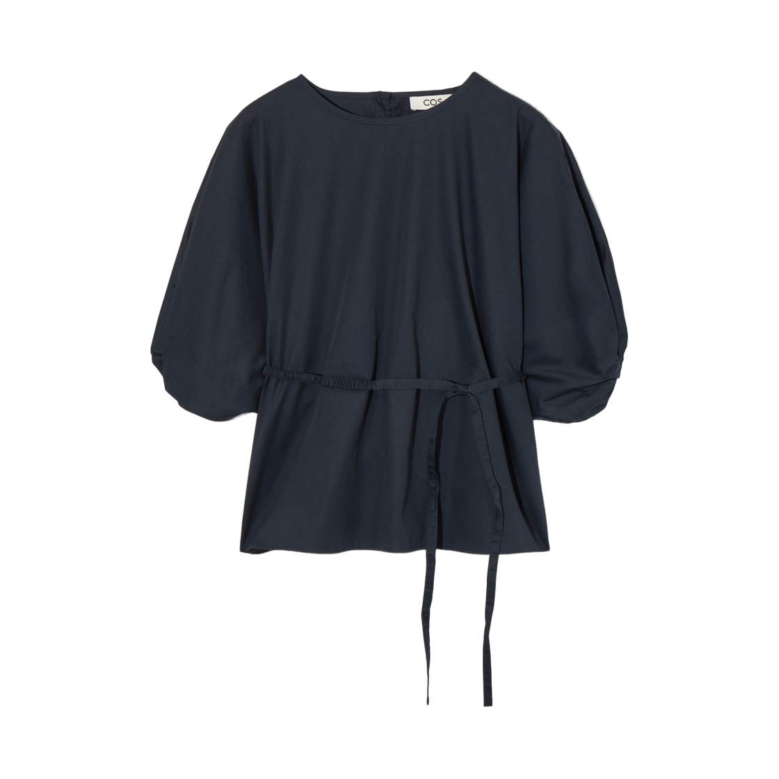 (W) 코스 벌룬 블라우스 블루((W) COS Ballon Blouse Blue) - 1