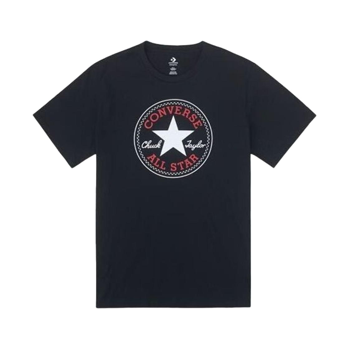 컨버스 올스타 패치 스탠다드 티셔츠 블랙(Converse All Star Patch Standard T-Shirt Black)