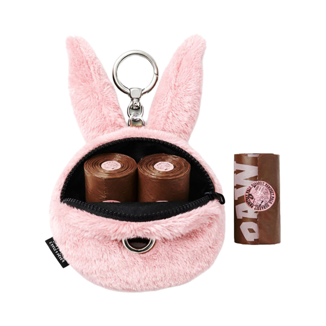 비에스래빗 트리피래빗 풉백 키링 핑크(Bsrabbit Trippy Rabbit Stuffed Coin Wallet Pink Poop Bag Edition) - 4