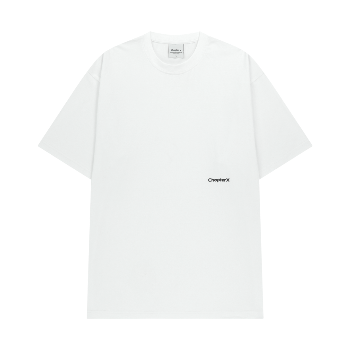 챕터엑스 오버핏 에센셜 플로우 라이트 쇼츠 슬리브 화이트(Chapter.X Overfit flow light shorts sleeve White)