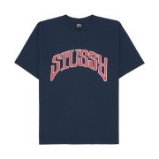 Stussy Pigment Dyed Arched T-shirt Navy
