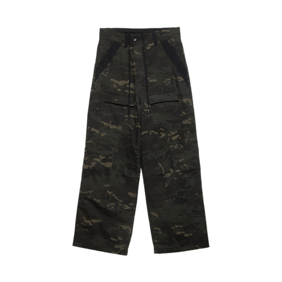 해칭룸 택티컬 팬츠 립스탑 카모 블랙(Hatchingroom Tactical Pants Ripstop Camo Black)