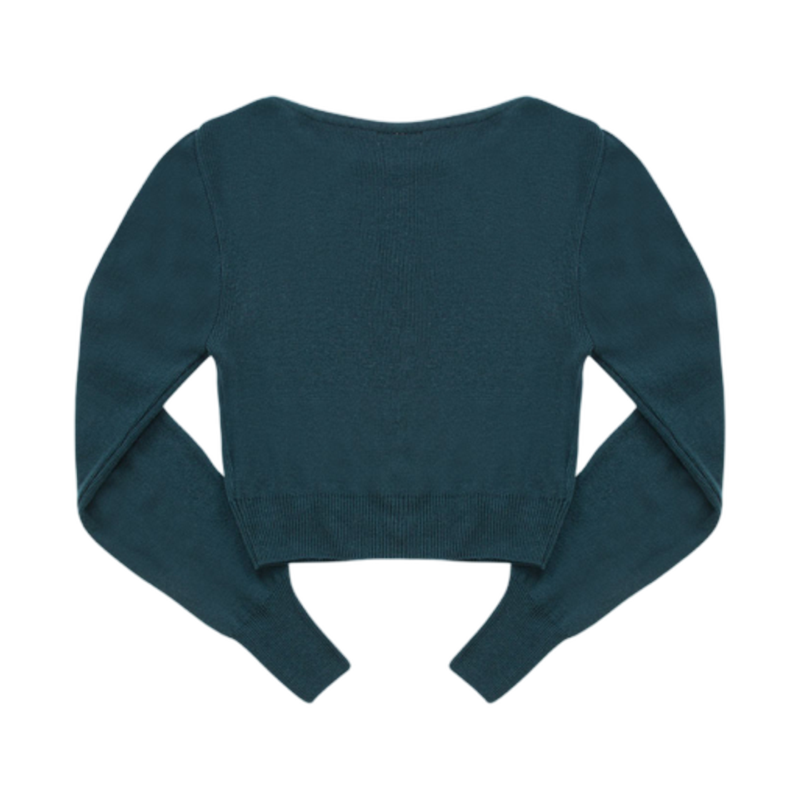 (W) 애즈온 보트넥 니트 블루 그린((W) Ason Boat Neck Knit Blue Green) - 2