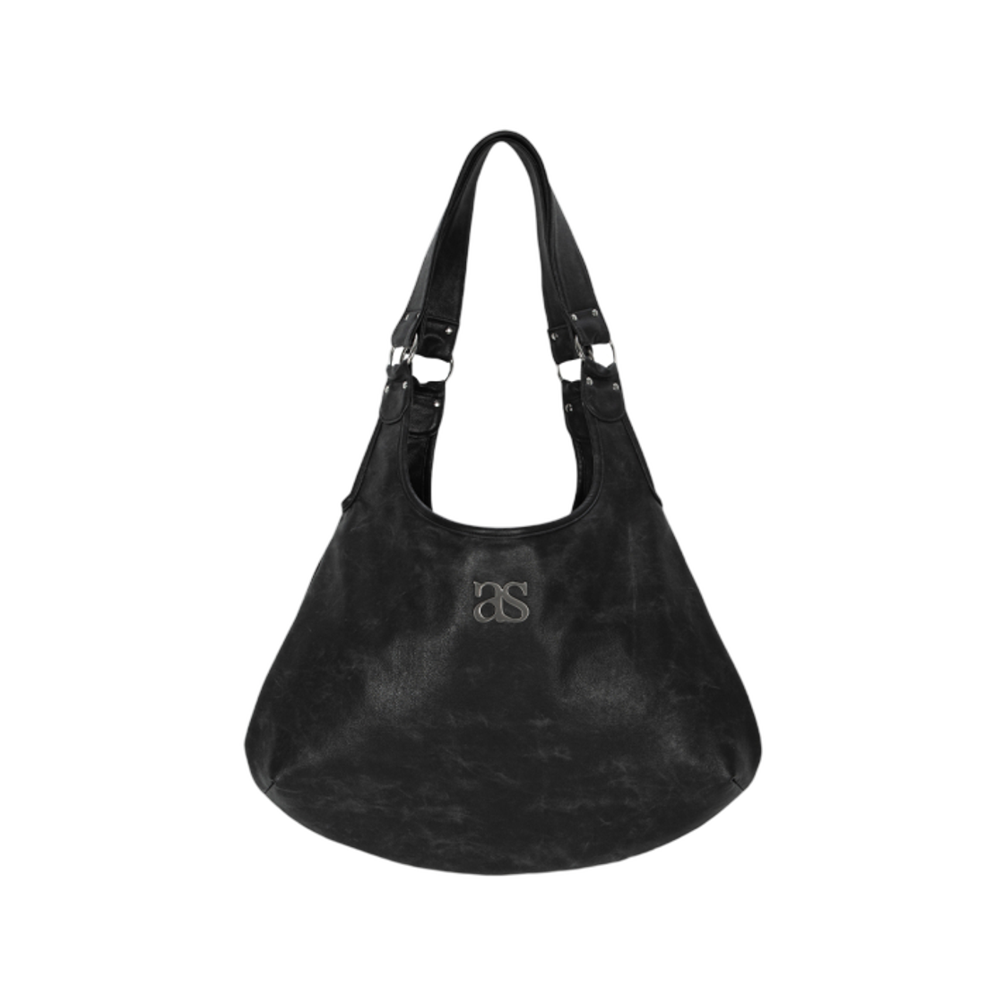 애즈온 리키 숄더백 크랙 블랙(Ason Ricky Shoulder Bag Crack Black)