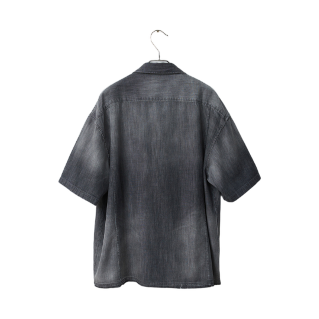 해칭룸 오버 셔츠 데님 그레이(Hatchingroom Over Shirt Denim Grey) - 2