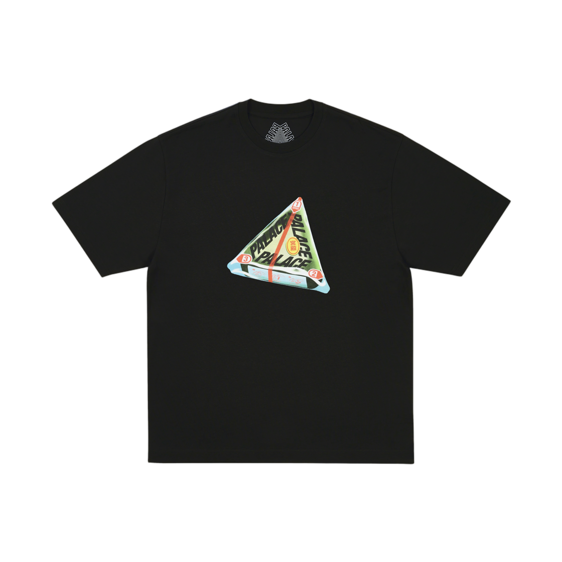 팔라스 트라이 오니기리 티셔츠 블랙 - 26SS(Palace Tri-Onigiri T-Shirt Black - 26SS) - 1