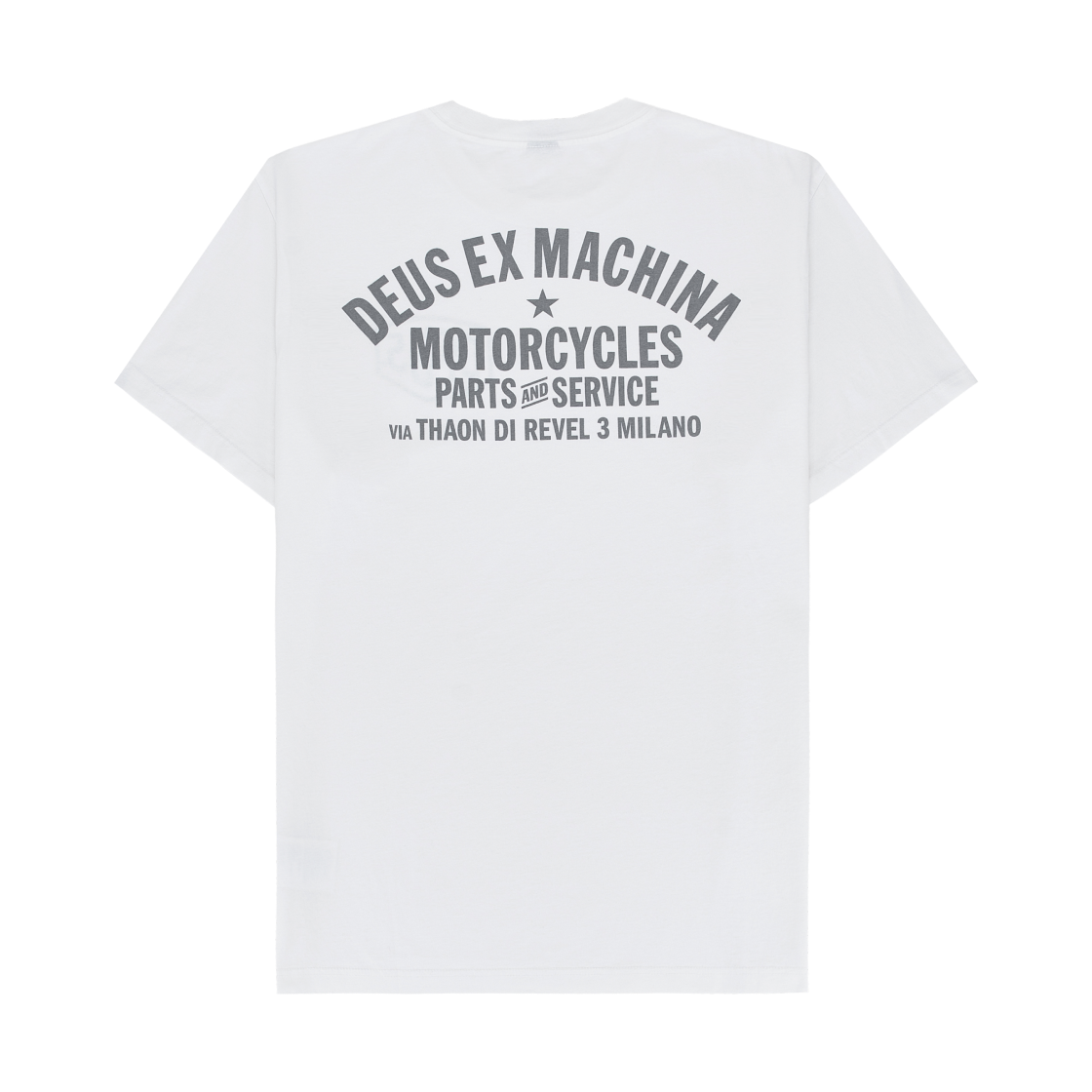 DMW41808D Deus Ex Machina Milano Adress T-Shirt White