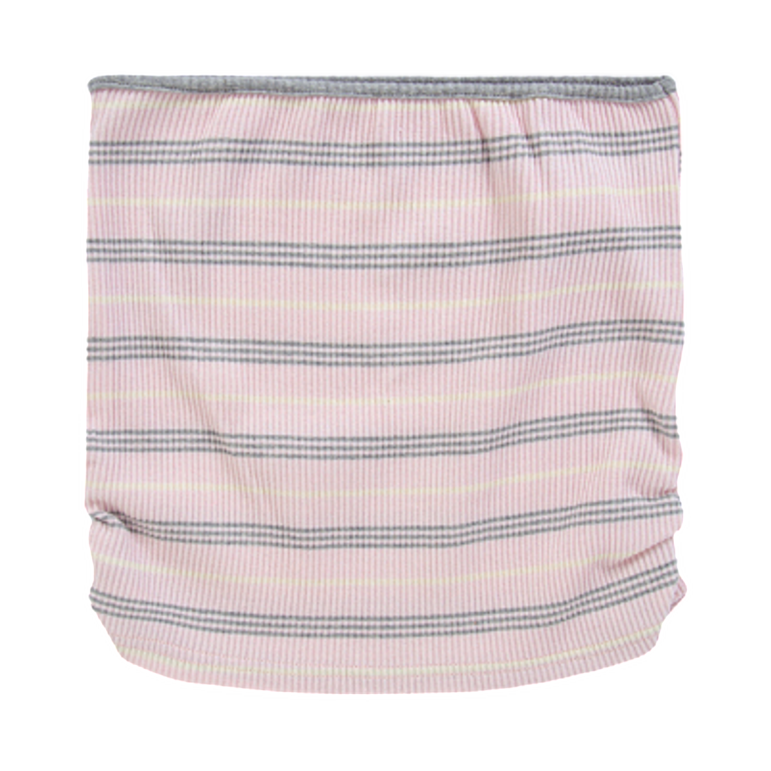 (W) 애즈온 발렌타인 스트라이프 미니 스커트 핑크((W) Ason Bumble Stripe Mini Skirt Pink) - 2