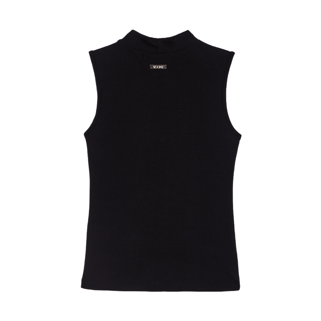 분트 셔링 하이넥 슬리브리스 블랙(VOONT Shirring High Neck Sleeveless (BLACK)) - 2