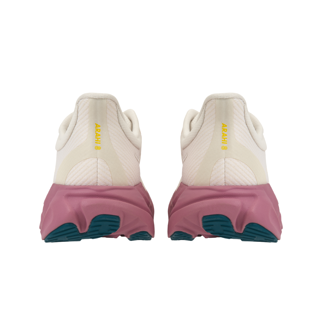 (W) 호카 아라히 8 앨러배스터 링곤베리 - 레귤러((W) Hoka Arahi 8 Alabaster Lingonberry - Regular) - 6