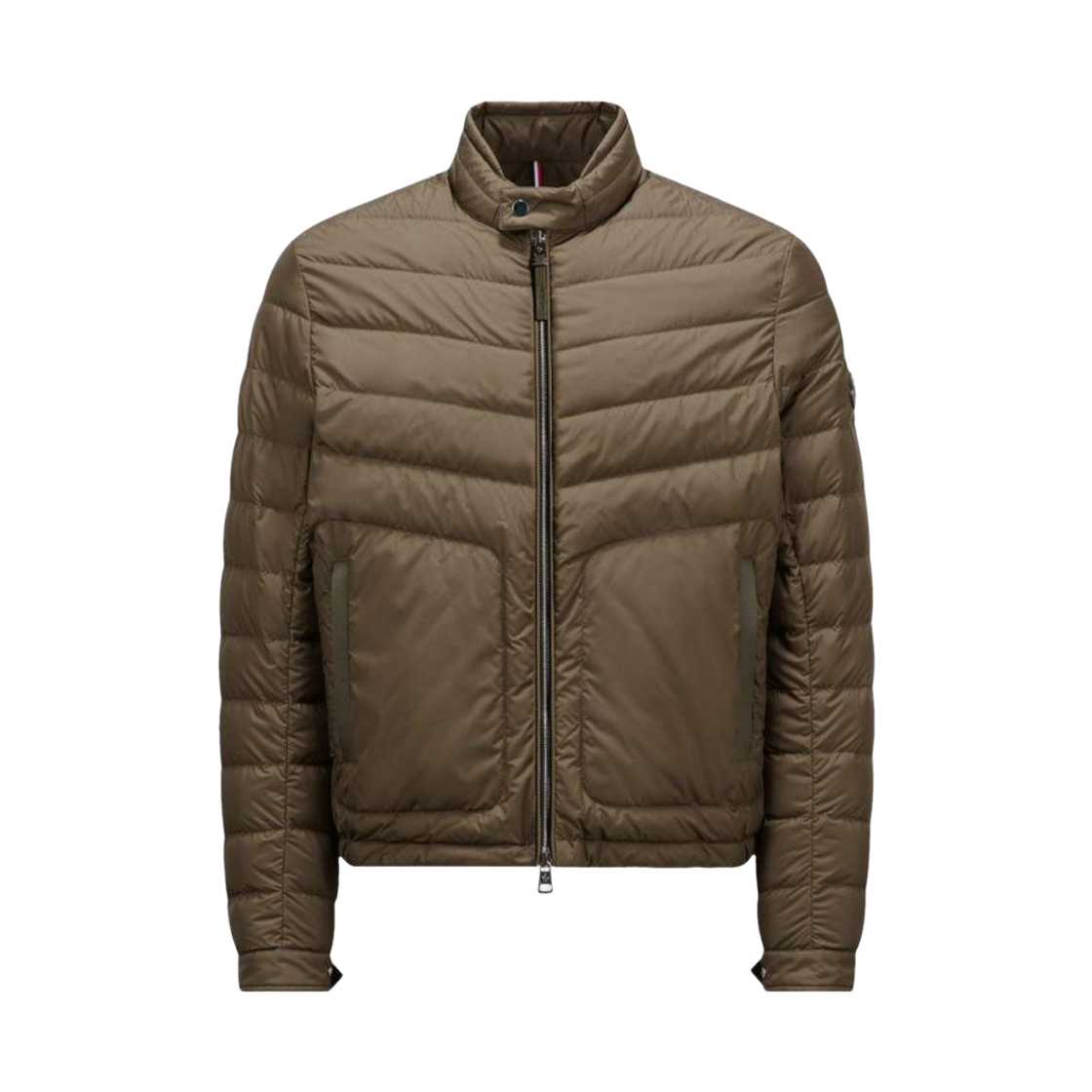J1-091-1A00072-549SK-815 Moncler Maurienne Short Down Jacket Olive Green - 24SS