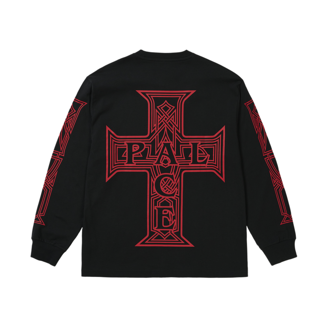 팔라스 Y 쏘 크로스 롱슬리브 블랙 - 26SS(Palace Y So Cross Longsleeve Black - 26SS)