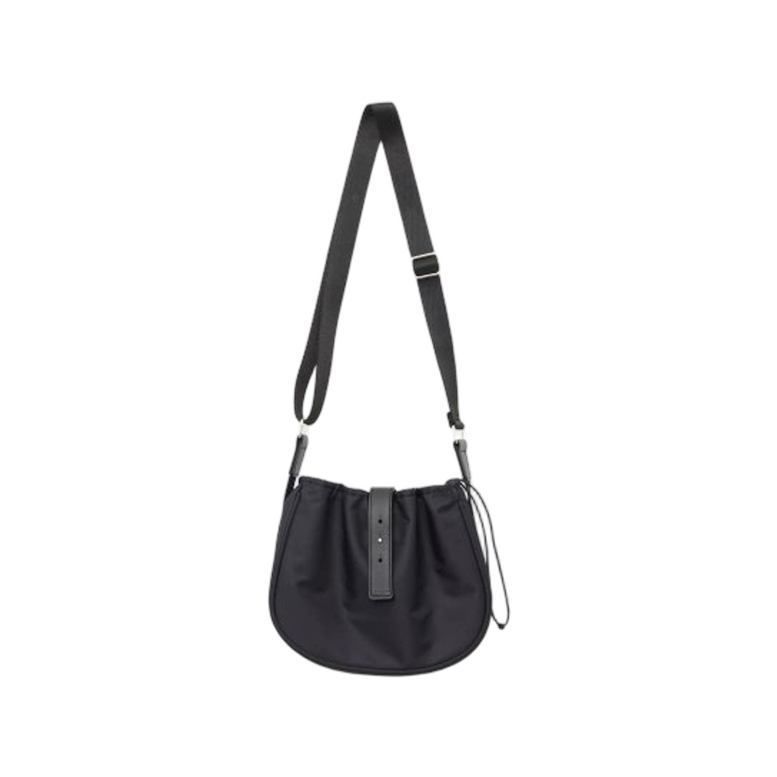 해칭룸 웨이비 백 미니 하이 덴시티 나일론 블랙(Hatchingroom Wavy Bag Mini High Density Nylon Black)