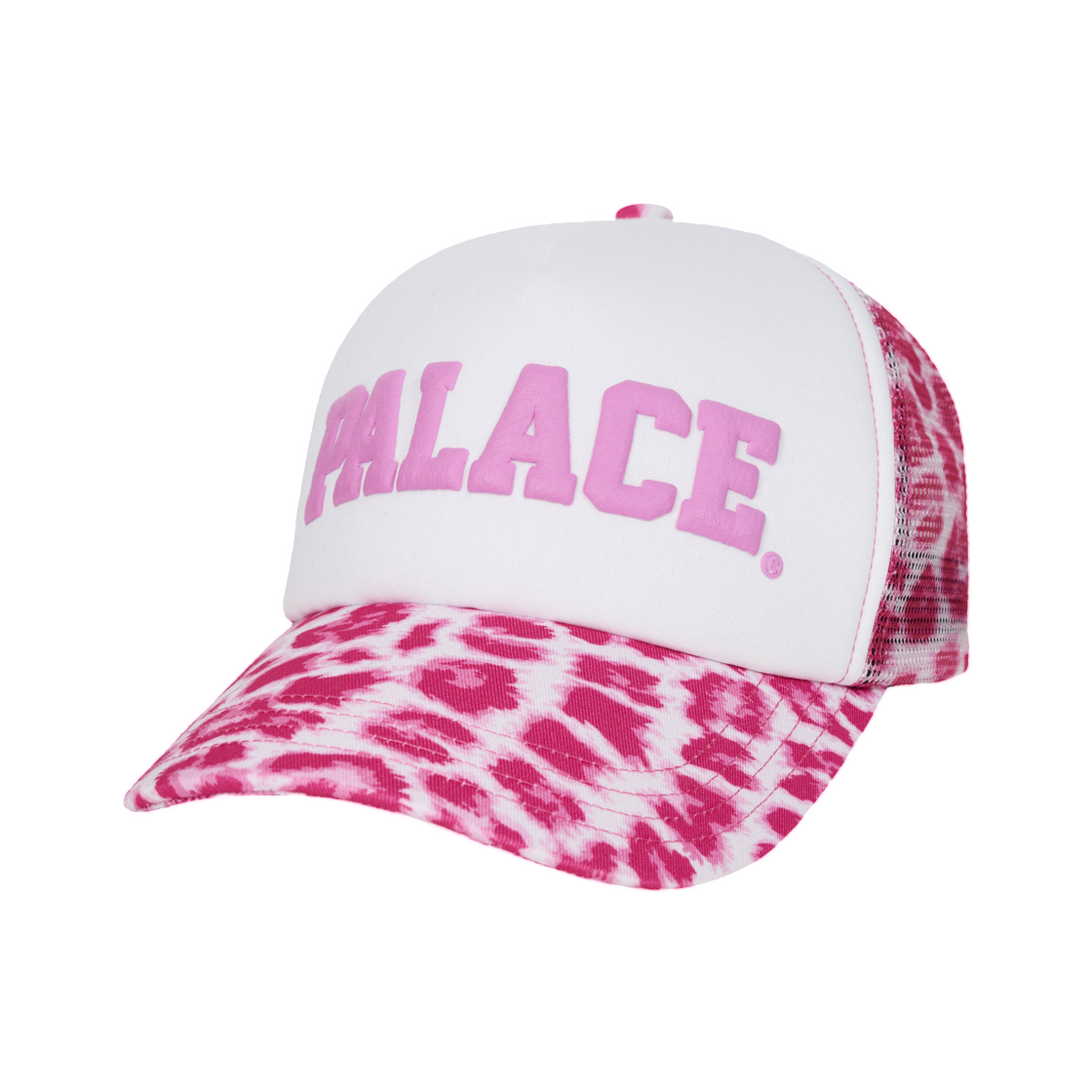 - Palace Uni Trucker Leopard Pink - 26SS