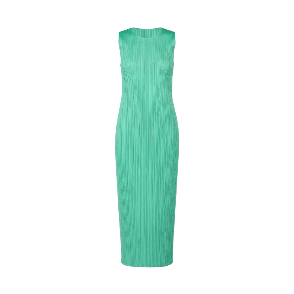 (W) 플리츠 플리즈 이세이 미야케 MC 메이 드레스 터콰이즈 그린((W) Pleats Please Issey Miyake MC May Dress Turquoise Green) - 1