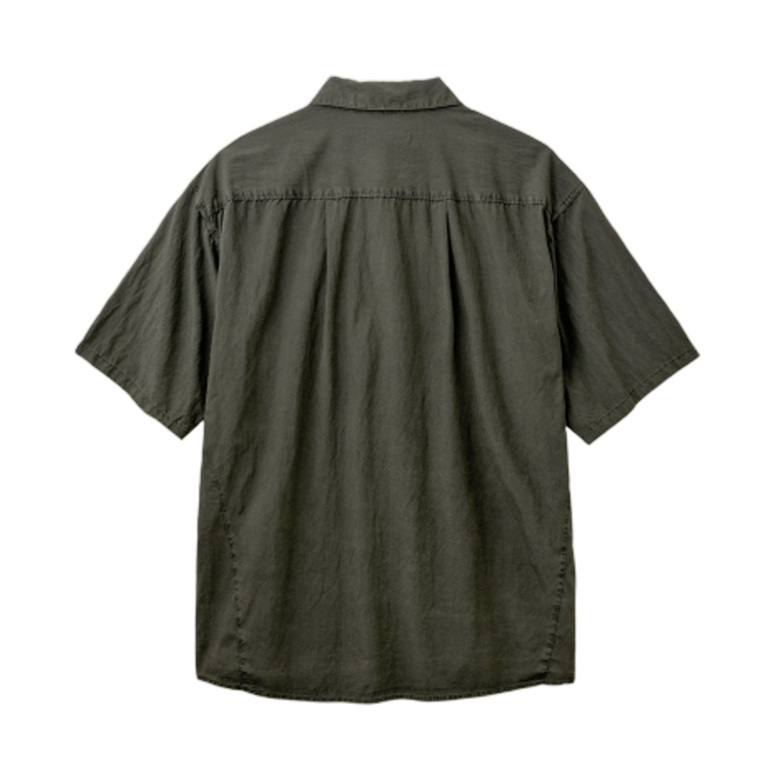 해칭룸 라나 셔츠 1/2 다크 그린(Hatchingroom Rana Shirt 1/2 Dark Green) - 2