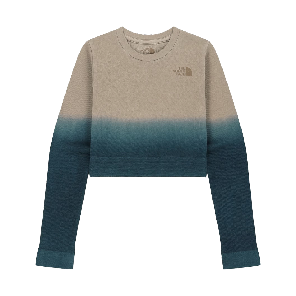 NT7TS30J (W) The North Face White Label Gradient L/S T-Shirt Light Navy - 26SS