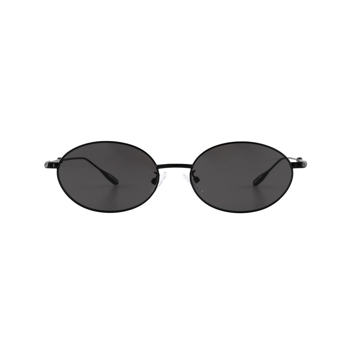 BIBI C1 블랙 2DITOR Geekchic Oval Tint Nylon Lens UV Blocking Sunglasses C1 Black