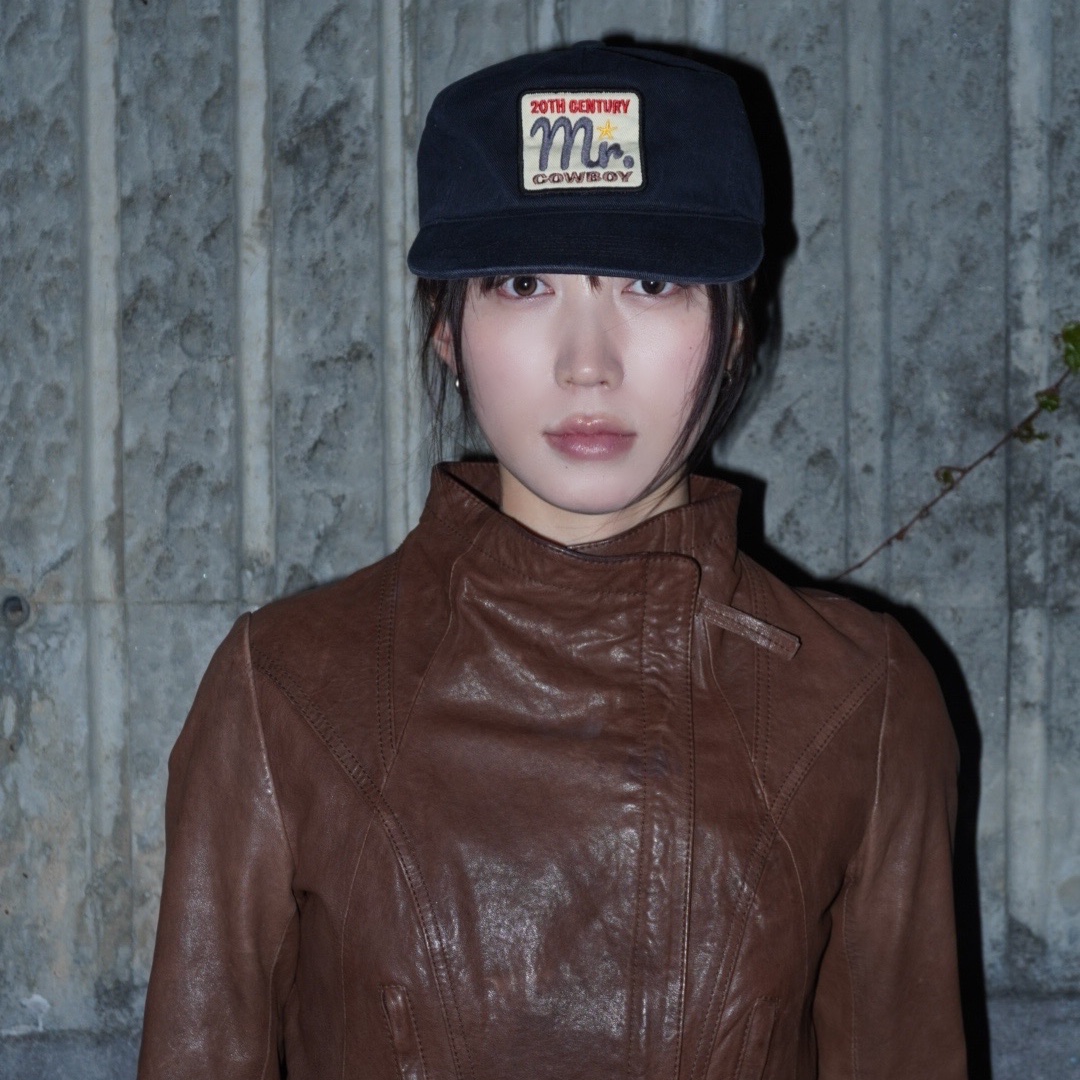 HEY! MR.TRUCKER New Cowboy 5panel Cap Vintage Black 착용 스타일