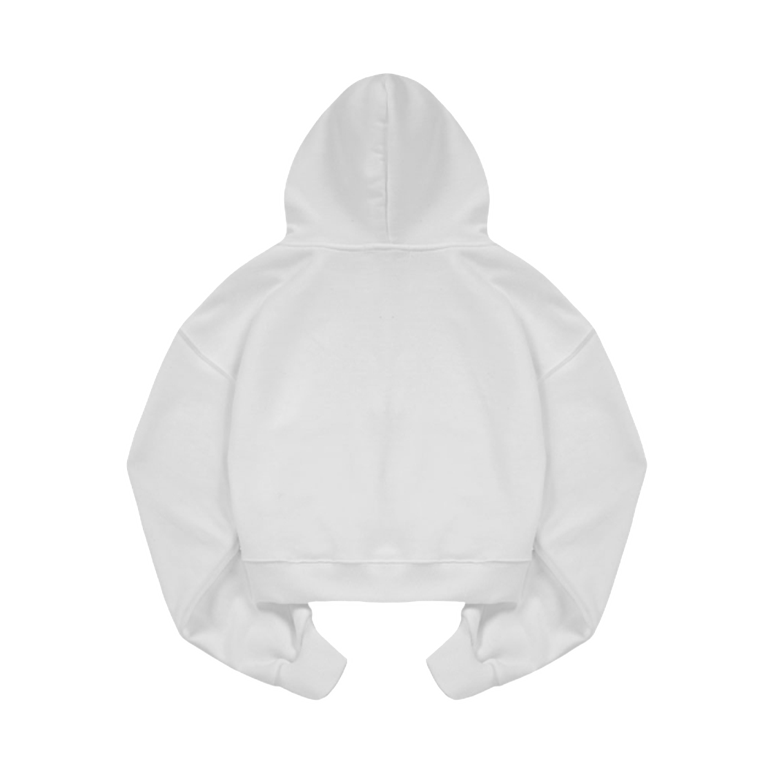 (W) 애즈온 베이직 트레이닝 후드 집업 화이트((W) Ason Basic Training Hoodie Zip Up White) - 2