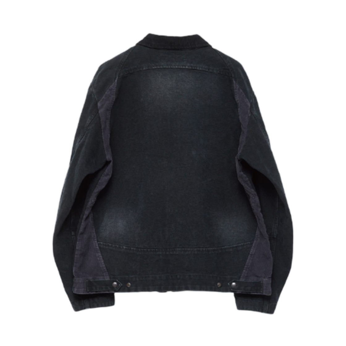 해칭룸 캔버스 워크 자켓 페이디드 블랙(Hatchingroom Canvas Work Jacket Faded Black) - 2