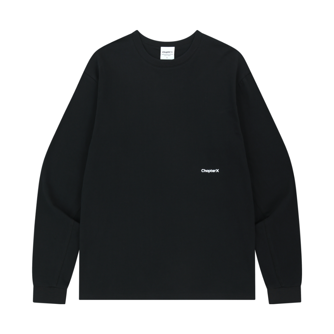 챕터엑스 러닝핏 언더암 에어홀 롱 슬리브 블랙(Chatper.X Running Fit Underarm Airhole Long Sleeve Black)